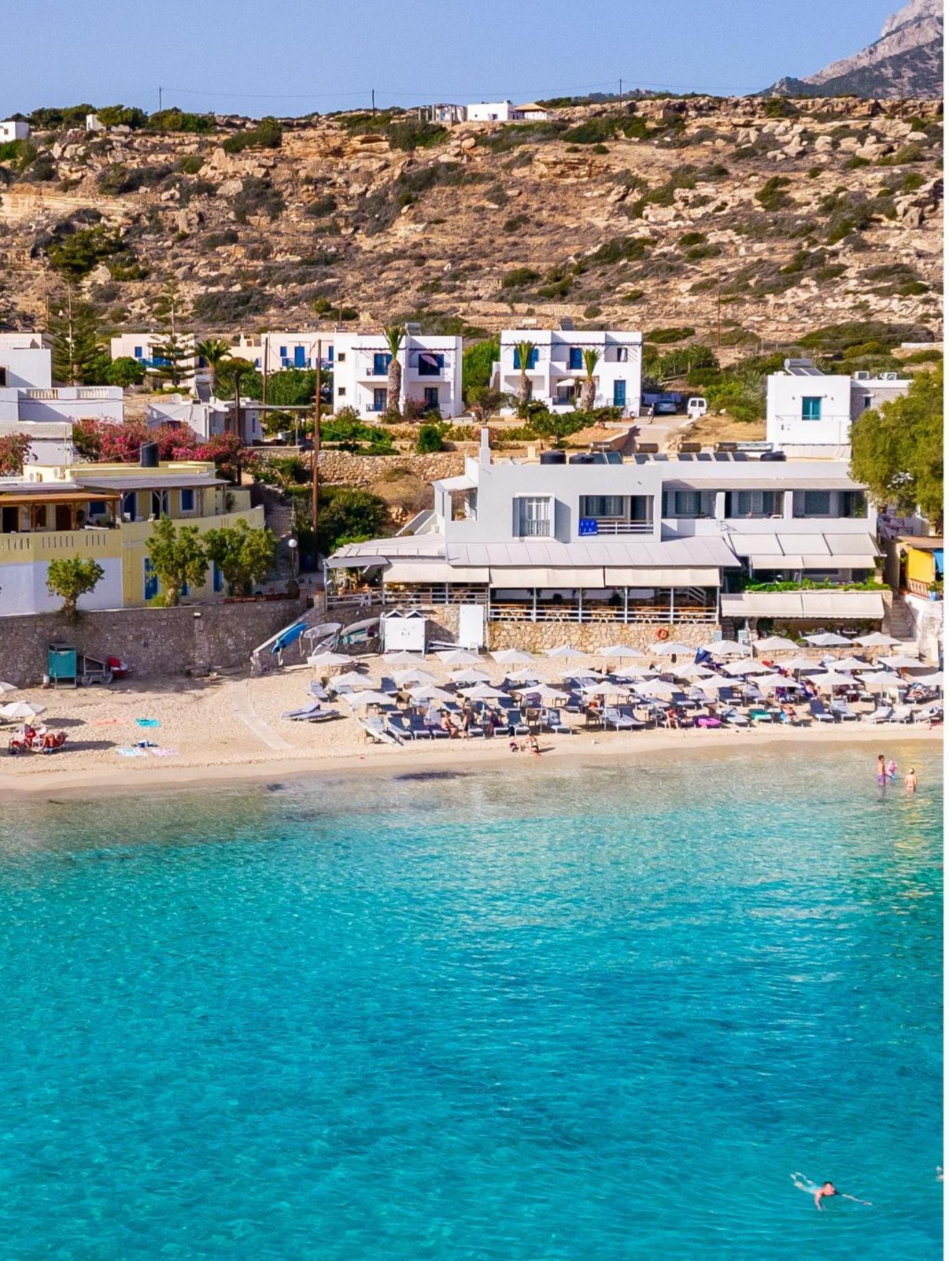 Le Grand Bleu Studios & Apartments Lefkos  Exterior photo